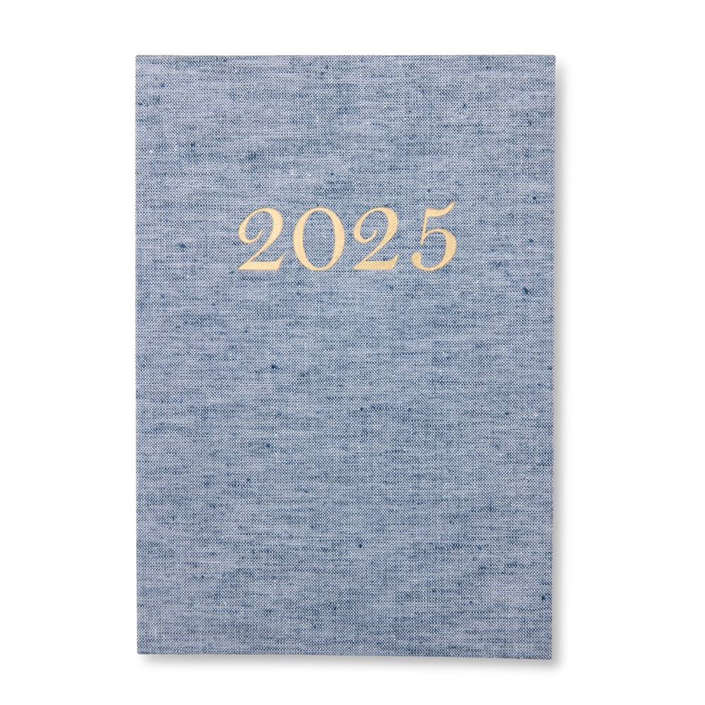 Agenda Diária 2026 Linho Personalizada