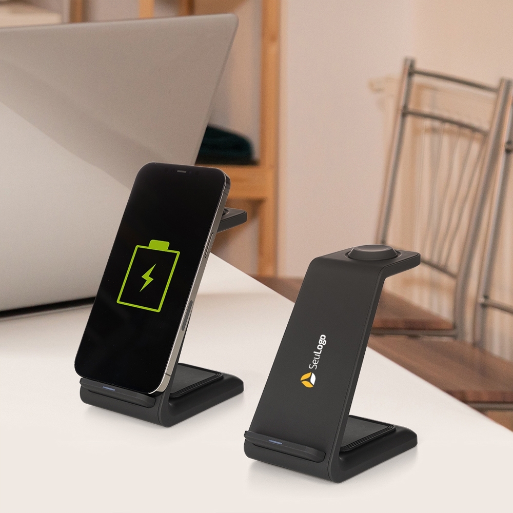 Base de Carregamento por Indução 3 em 1 Personalizada BA