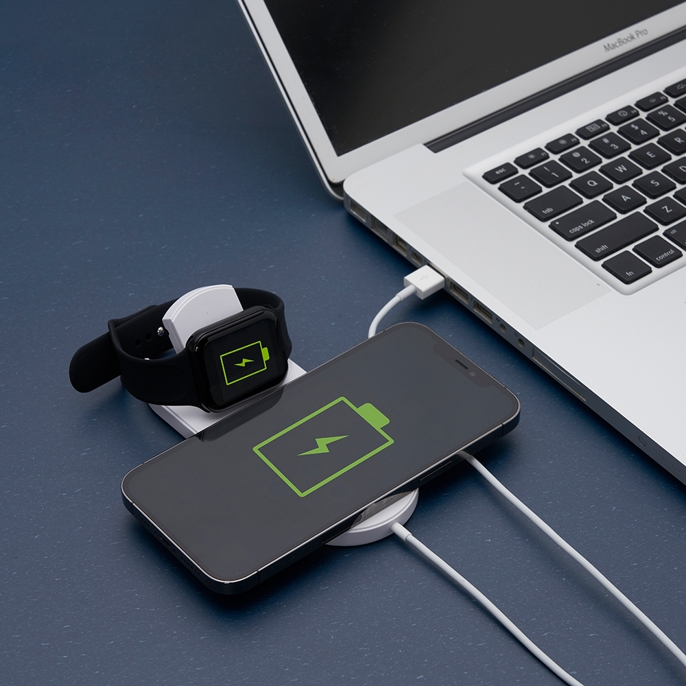 Base de Indução Personalizada para Celular e iWatch - Tecnologia com Estilo