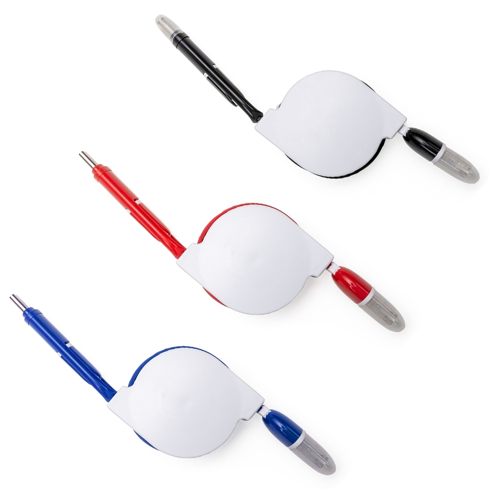 Cabo de Dados Retrátil 3 em 1 Promocional