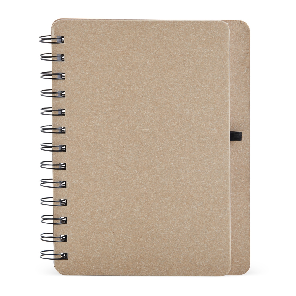 Brindes Ecologico Caderno Kraft B6 Com Porta Caneta