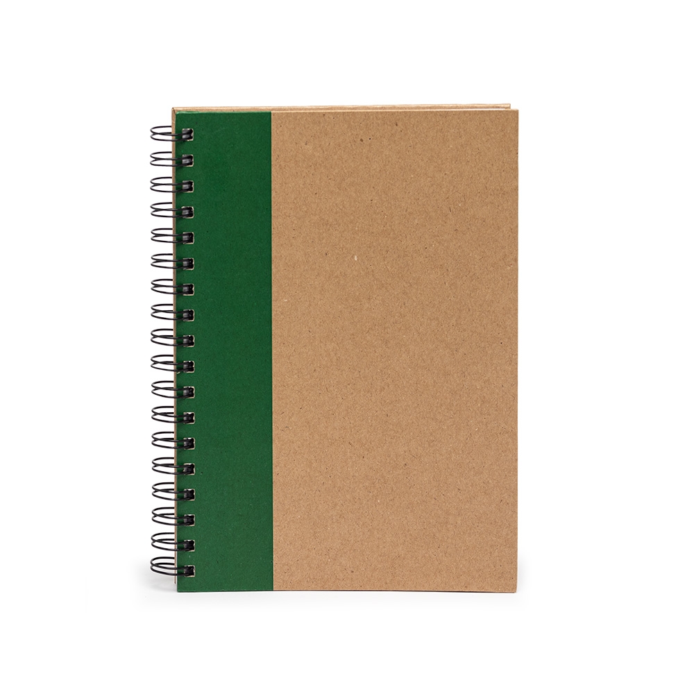 Caderno Capa Kraft Com Logo