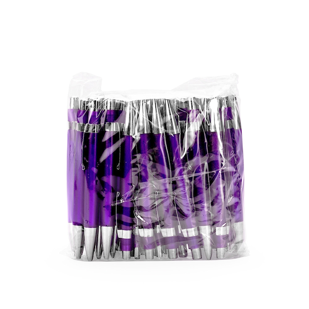 Pacote com Caneta Plástica