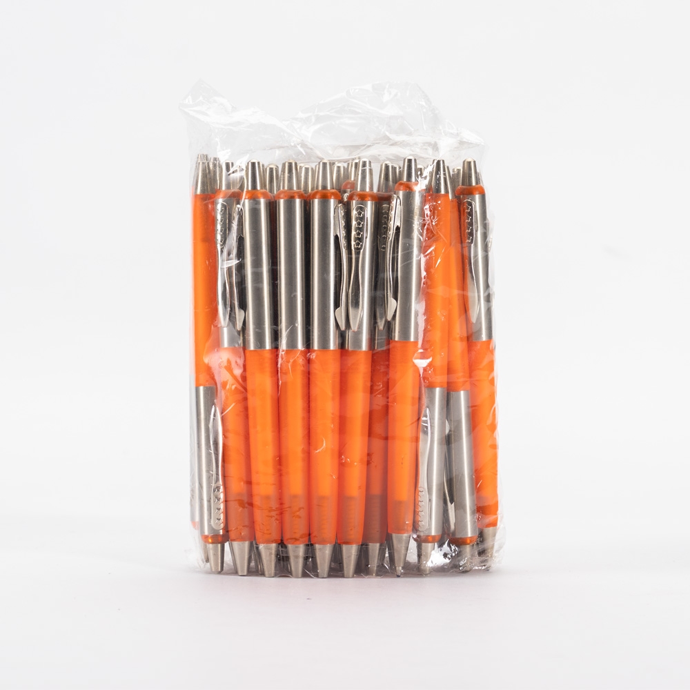 Pacote com Caneta Plástica