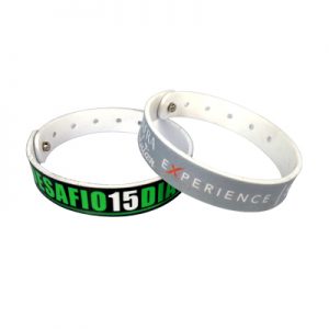 Pulseira Emborrachada Personalizada