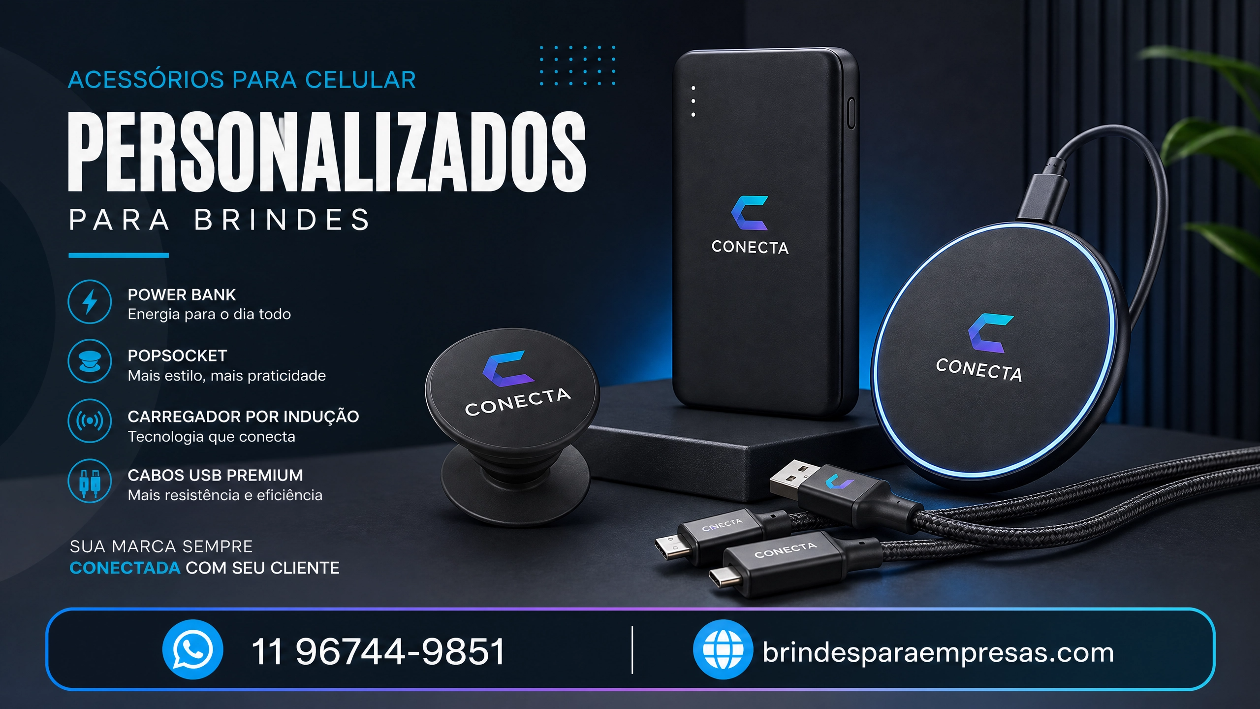 Acessórios Para Celular Personalizados para Brindes
