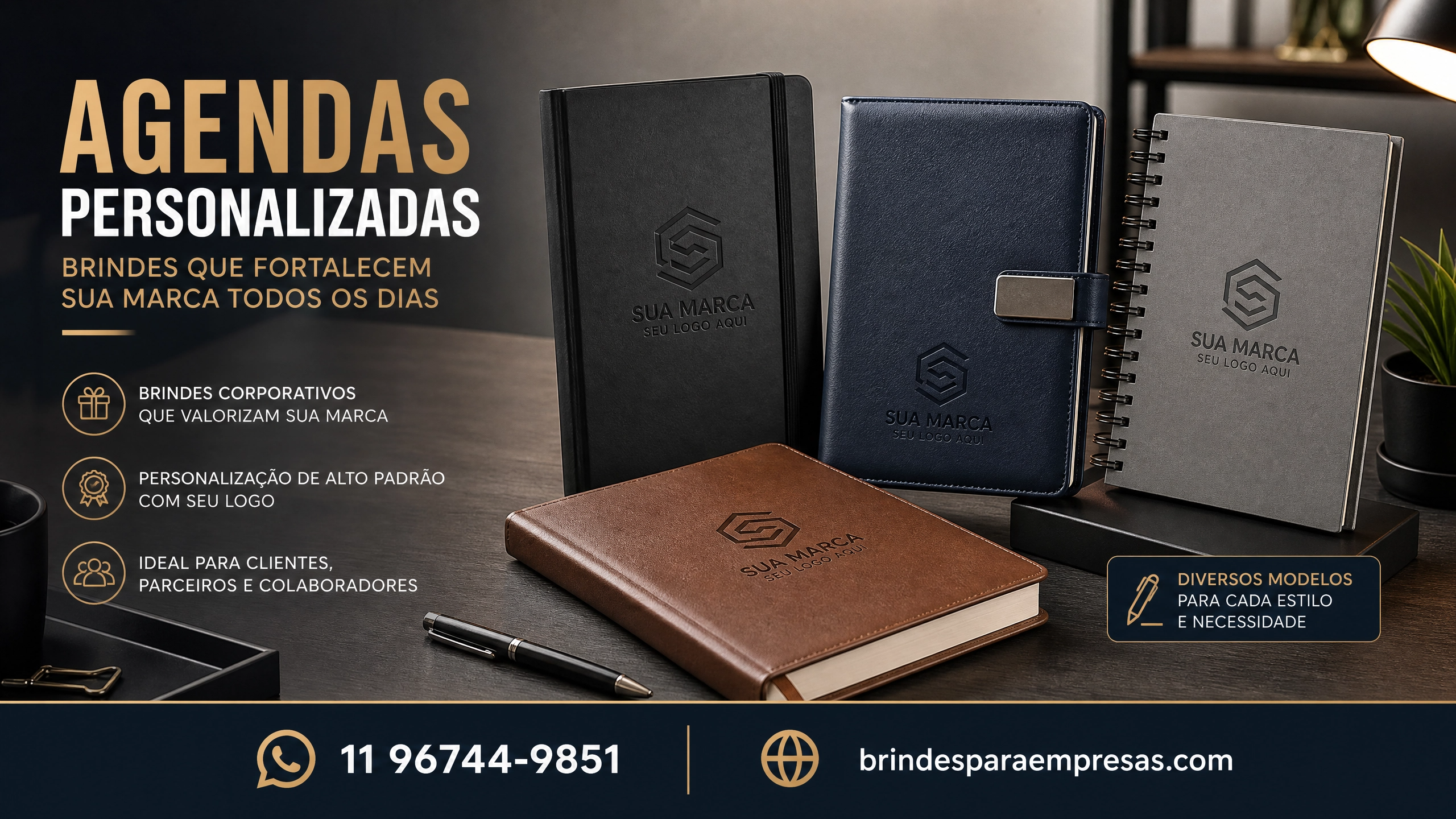 Agendas Personalizadas para Brindes