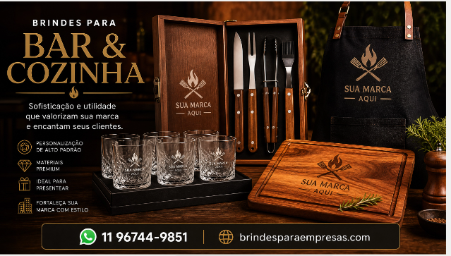 Brindes para Bar e Cozinha