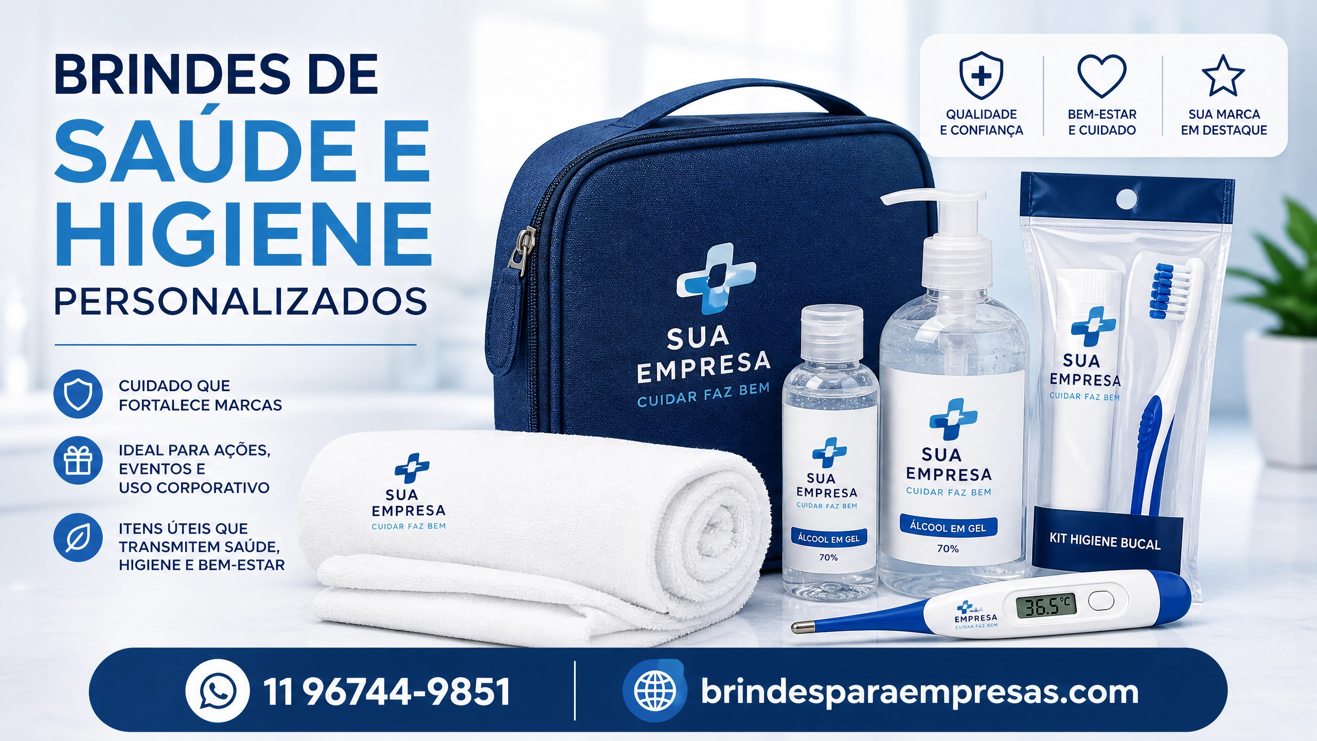 Brindes de Saúde e Higiene Personalizados