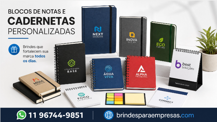Blocos e Cadernetas Personalizados