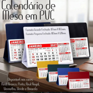 Calendário 2027 De Mesa Personalizado