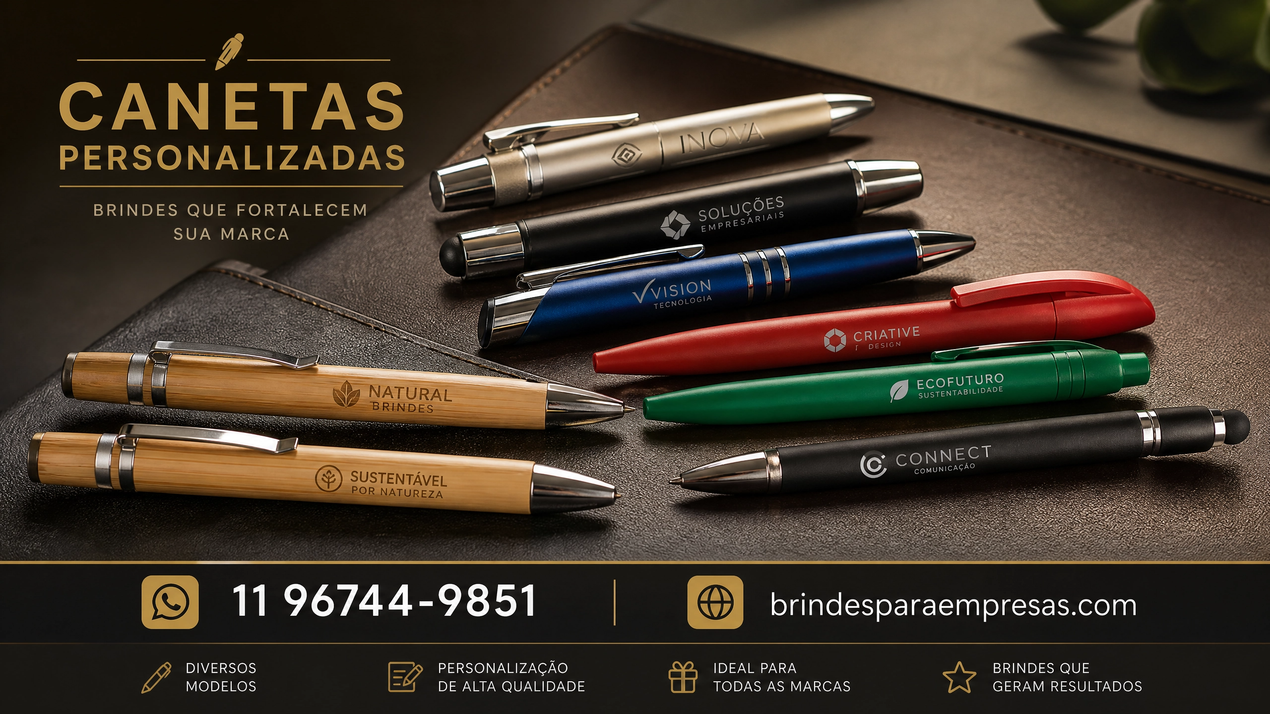 Canetas Personalizadas para Brindes