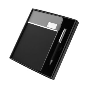 Kit Escritório Para Brindes Caderno Caneta Caixa Personalizado
