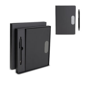 Kit caderno e caneta personalizado